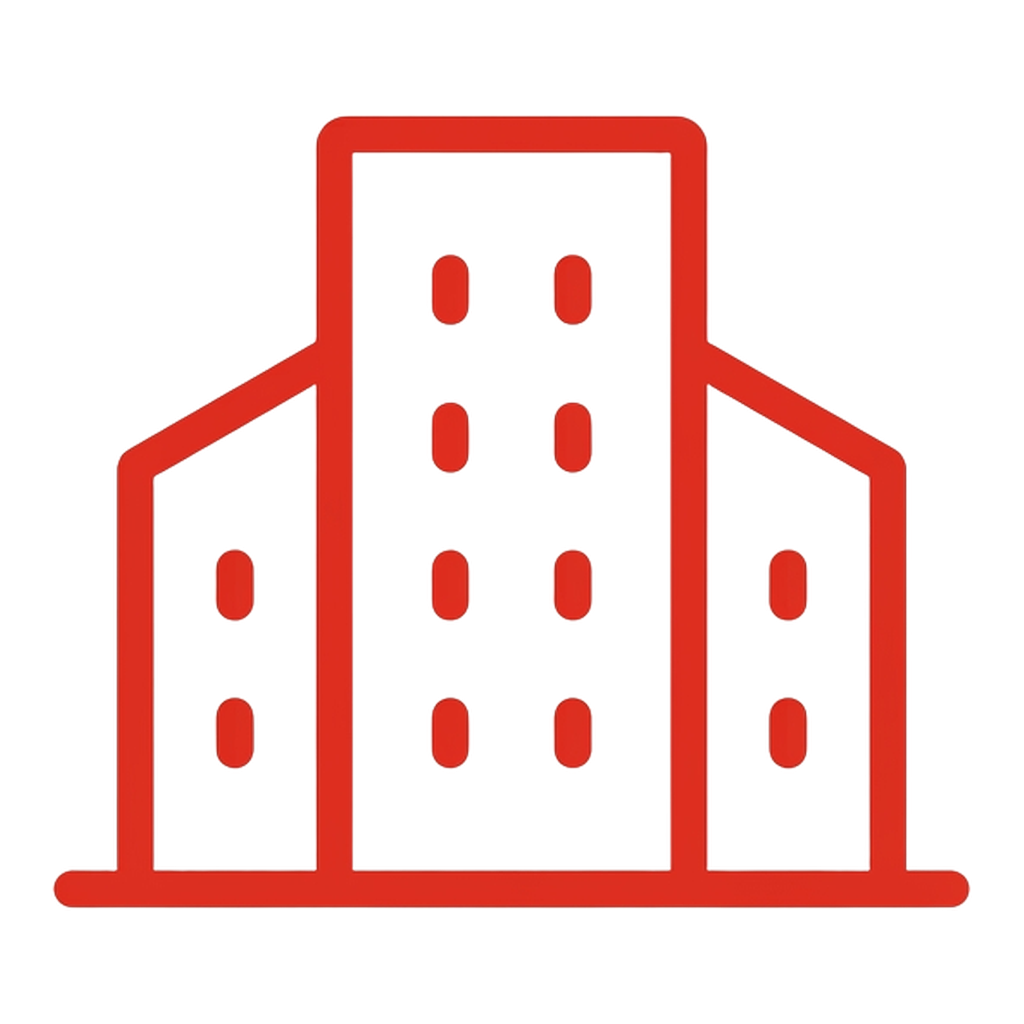 Ícone de edifício empresarial